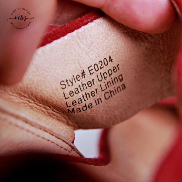 Madewell Octavia Leather Ankle Strap Heeled Sandals Red Women 9 - Picture 14 of 16